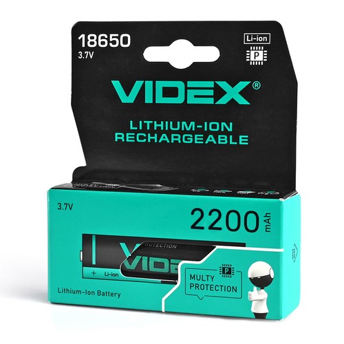 Batterie lithium-ion 18650-P - 2200mAh, avec protection thermique