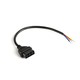 Câble d'alimentation 30cm pour luminaires LED - Noir, câble 300mm, max 1000W, intérieur