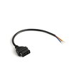 Câble d'alimentation 30cm pour luminaires LED - Noir, câble 300mm, max 1000W, intérieur