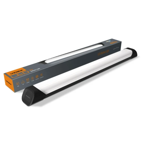 Luminaire LED 60 - 36W - 5000K, noir, 230V, 4000lm