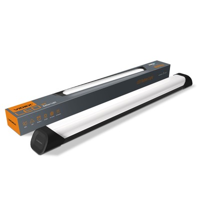 Luminaire LED 60 - 36W - 5000K, noir, 230V, 4000lm