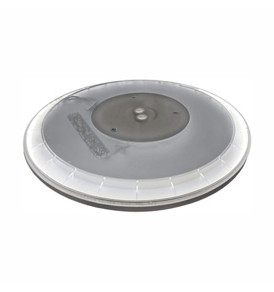 Plafonnier LED 24W Nymphea Flat Duo - CCT, 130lm/W, IP54, Ø29,2cm, bord blanc