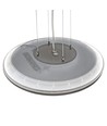 Plafonnier LED 36W Nymphea Flat Duo - 130lm/W, IP54, Ø40cm, CCT, bord blanc, source lumineuse incl.
