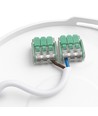 Plafonnier LED 36W Nymphea Flat Duo - 130lm/W, IP54, Ø40cm, CCT, bord blanc, source lumineuse incl.