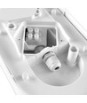 Applique murale LED ovale - 11W, IP65, IK07, 5000K, blanc