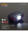 LED lampe frontale rechargeable - 5000K, 330lm, IP67
