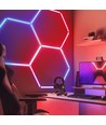 Kit complet 50W Hexagon RGBIC 3 panneaux - Incl. contrôleur bluetooth et alimentation