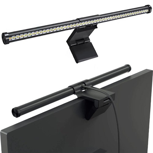Lampe d'écran 44cm CCT - 18W, USB, commande tactile