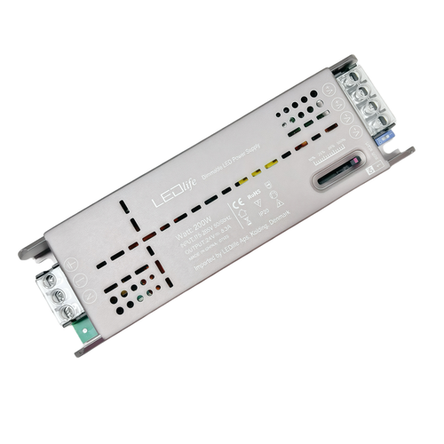 Alimentation 200W / 24V DC dimmable par curseur - 8.3A