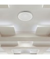 Plafonnier design 30W/60W dimmable - Ø51cm, couleur réglable, blanc, télécommande incluse