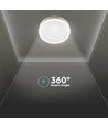 Plafonnier design 30W/60W dimmable - Ø51cm, couleur réglable, blanc, télécommande incluse