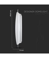 Plafonnier LED Designer 60W avec ciel étoilé - 6000lm, dimmable, CCT, télécommande incl., Ø56,5cm