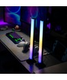 2 barres lumineuses ambiantes RGBIC - 32 cm, Bluetooth