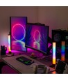 Lot de 2 lampes de table RGBIC - 33 cm, effet lumineux 360°