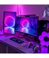 RGBIC lumière de bureau synchronisée avec la musique - 18 cm, batt. intégrée, Bluetooth