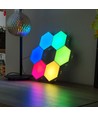 Lot de 6 Appliques Murales Hexagonales RGBIC - Lampe Murale, RGBIC