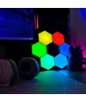 Lot de 6 Appliques Murales Hexagonales RGBIC - Lampe Murale, RGBIC