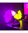 10 pcs. Panneaux Hexagonaux Tri - Applique murale, RGBIC, télécommande, contrôle par application