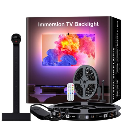 3m bande LED TV avec caméra - convient pour TV de 32-50", 10W, 30 LED/m