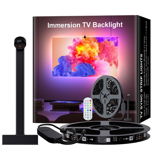 Ruban LED TV 5m avec caméra - pour TV 70-80", 18W, 30 LED/m