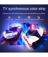 Bande LED TV de 3,8 m avec caméra TV - convient pour TV de 55-65", 12W, 30 LED/m