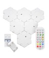 Lot de 6 Appliques Murales Hexagonales RGBIC - Lampe Murale, RGBIC