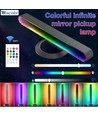 2 pcs. Barre lumineuse ambiante infinie RGBIC - 28cm, Bluetooth, 5W