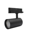 Spot sur rail triphasé 28W RA90 CCT réglable - 110lm/W, noir, CCT + luminosité réglables, sans scintillement