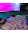 RGBIC lumière de bureau synchronisée avec la musique - 18 cm, batt. intégrée, Bluetooth