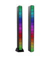 RGBIC lumière de bureau synchronisée avec la musique - 18 cm, batt. intégrée, Bluetooth