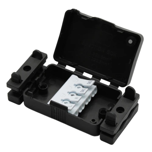 Boîte de jonction intelligente pour DALI + 230V - Avec bornier et décharge de traction, IP20 intérieur