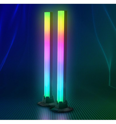 2 barres lumineuses ambiantes RGBIC - 32 cm, Bluetooth