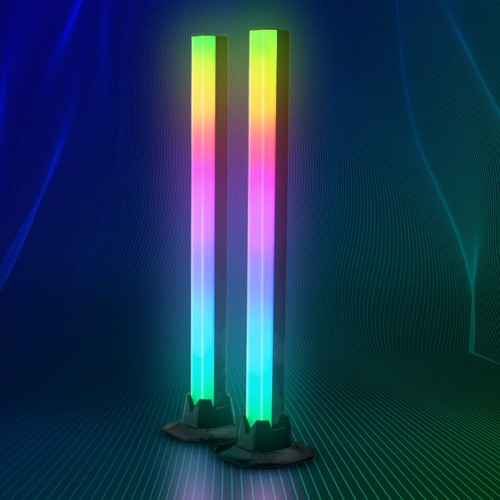 2 barres lumineuses ambiantes RGBIC - 42 cm, Bluetooth