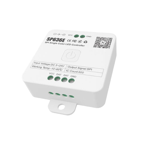 Contrôleur de bande SPI à lumière courante - RF, 12V/24V