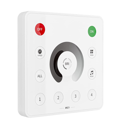 Télécommande murale pour contrôleur de lumière de course SPI - 2,4 GHz