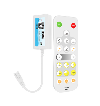 Mini contrôleur + télécommande pour contrôleur de lumière de course SPI - 2,4 GHz