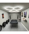 Kit complet LED Hexagone 168W RA95 5 sections - Connexion électrique incluse