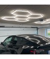 Kit complet LED Hexagone 168W RA95 5 sections - Connexion électrique incluse