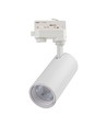 Spot sur rail triphasé 30W CCT, RA90 - changement de couleur 3-en-1, blanc, COB LED