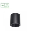 Spot LED en saillie 7W, CCT - 3 couleurs, Ø9cm, noir, UGR19, angle 45°