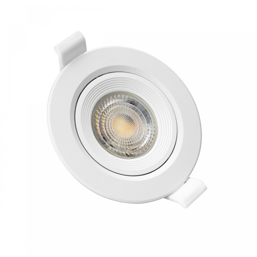 Downlight MR16 ou GU10 - Sans source lumineuse ni douille, blanc, Trou: Ø7,5 cm