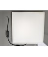 Dalle LED 60x60, 40W - Hauteur:32mm, 120lm/W, IP65, cadre blanc