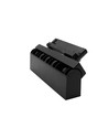 Rail LED 36W triphasé RA92 orientable - Noir, 23,5 cm
