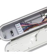 Luminaire 150cm 60W 0-10V RA90 HiCRI, câblage traversant - IP65, 0-10V, sans scintillement
