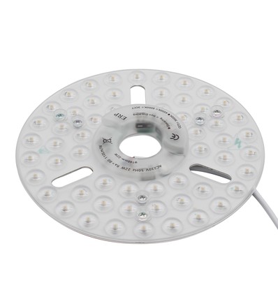 Module LED 16cm / 24W dimmable avec lentilles - Sans scintillement, remplace G24, tubes circulaires et tubes compacts