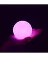 Ø8 cm boule LED RGB - Rechargeable, avec télécommande, IP66
