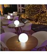 Ø8 cm boule LED RGB - Rechargeable, avec télécommande, IP66