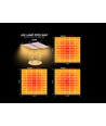 Lampe de croissance Quantum 240W - Incl. suspension, spectre complet, sans ventilateur, intensité lumineuse réglable, IP65