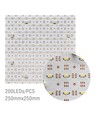 Panneau LED CCT pliable 25x25 cm 15W RA95 - 24V DC, IP20