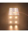 Panneau LED CCT pliable 25x25 cm 15W RA95 - 24V DC, IP20